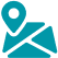 Icon of a folded map with a location pin.